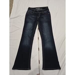 Women's Wallflower Dark Wash Bootcut Jeans Size 5 (5a)